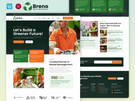 Breno - Waste Management And Recycling Elementor Template Kits