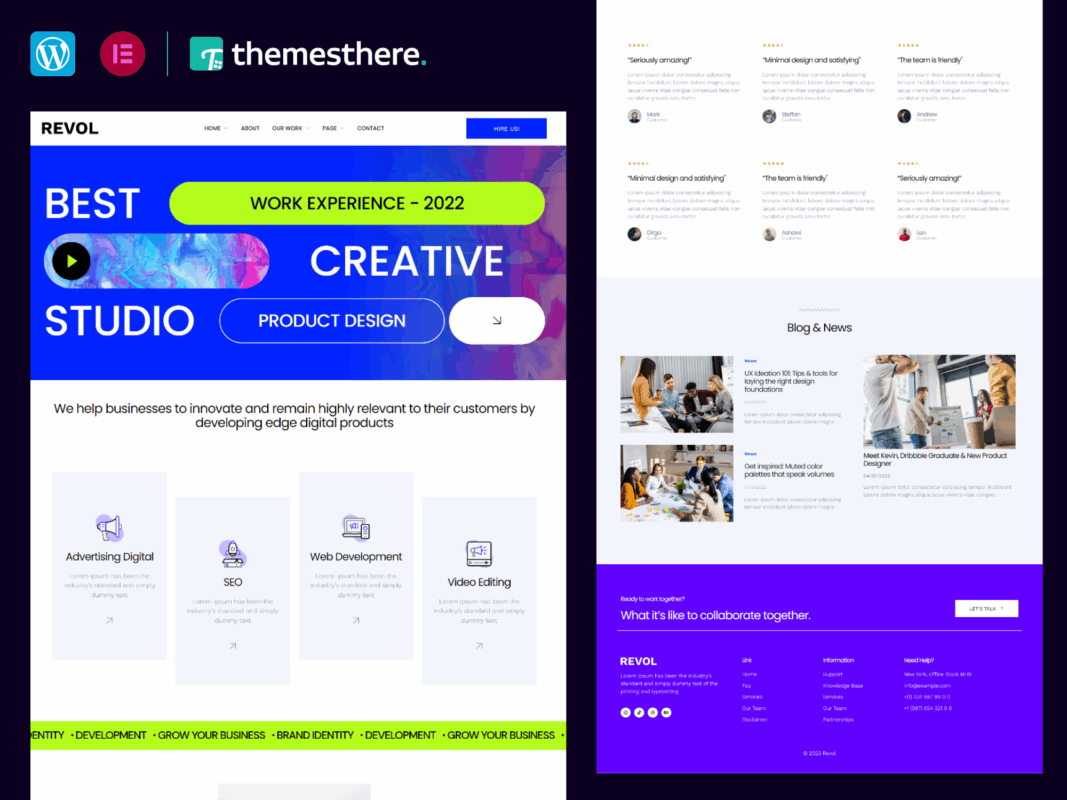 Reagency – Digital Marketing Agency Elementor Template Kit