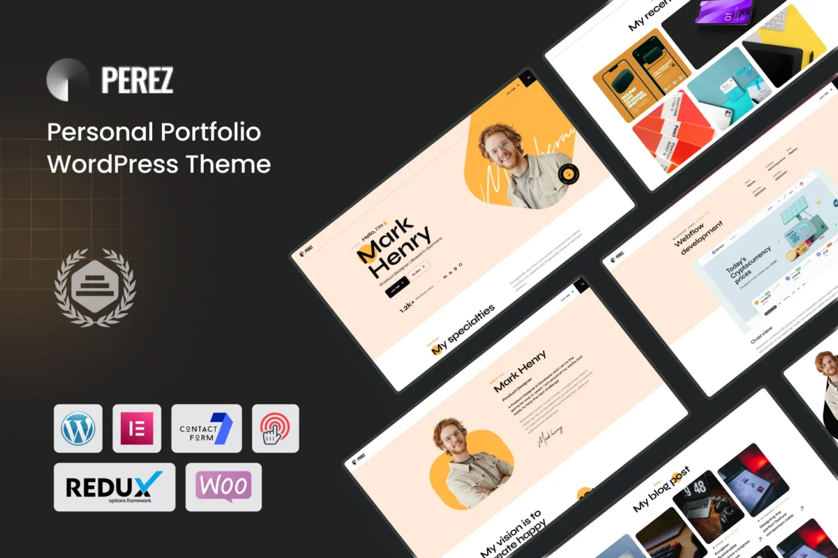 Perez – Portfolio WordPress Theme