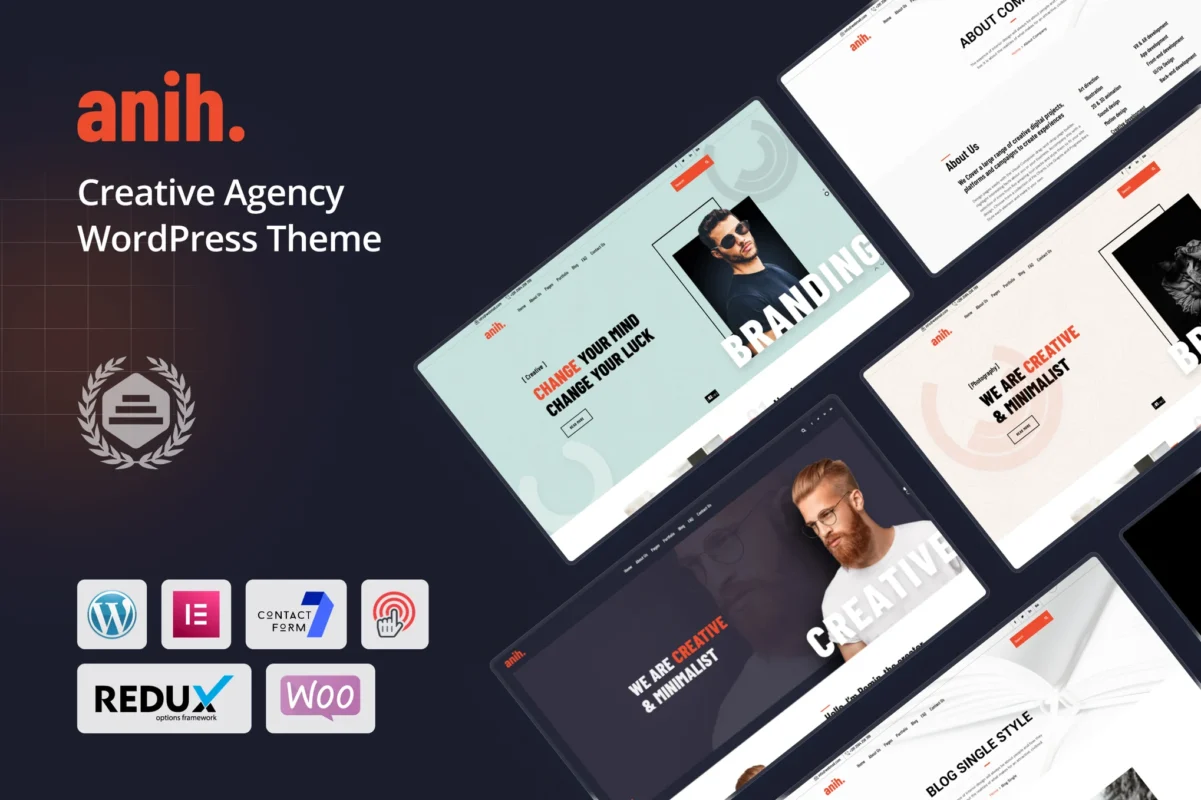 Anih – Creative Agency WordPress Theme