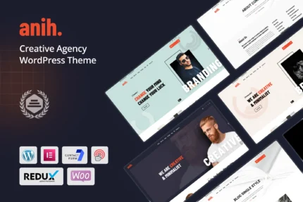 Anih - Creative Agency WordPress Theme