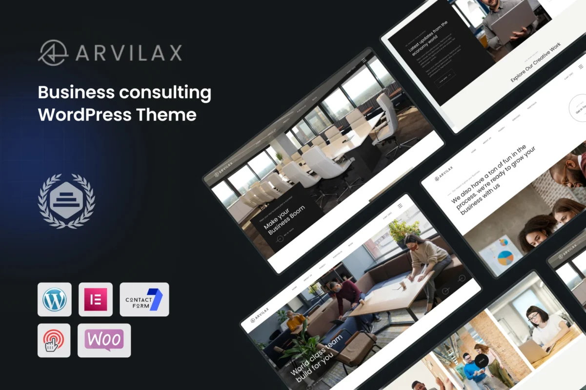 Arvilax – Business Consulting WordPress Theme