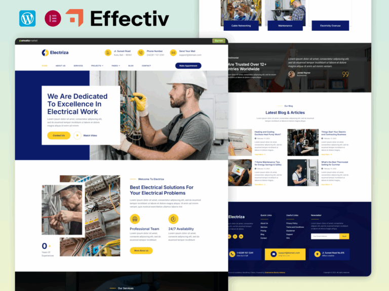 Effectiv – Productivity Coach And Mentor FSE WordPress Theme