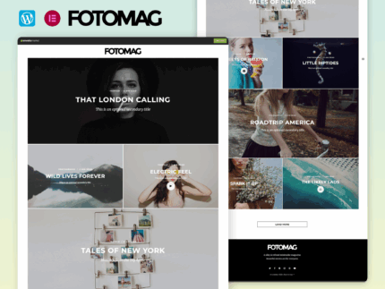 Fotomag - A Silky Minimalist Blogging Magazine WordPress Theme For Visual Storytelling