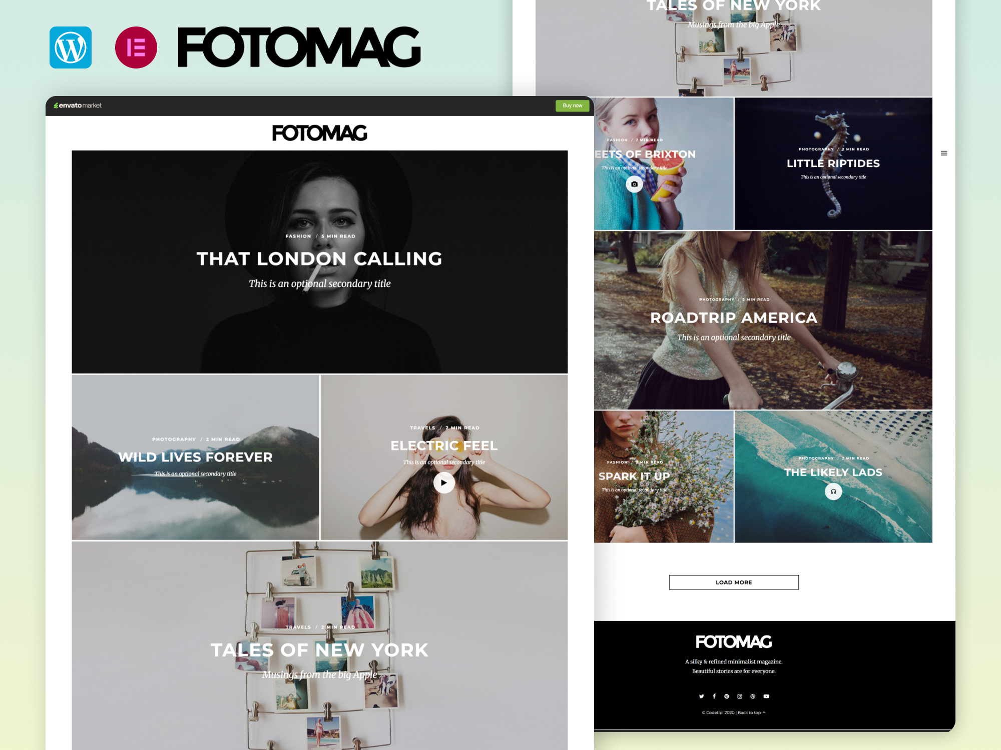Fotomag - A Silky Minimalist Blogging Magazine WordPress Theme For Visual Storytelling