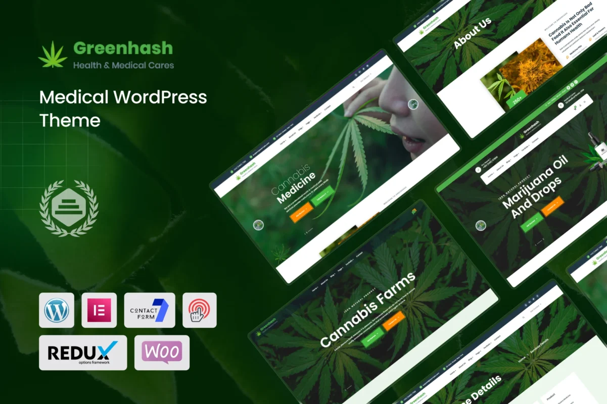 Greenhash – Medical WordPress Theme