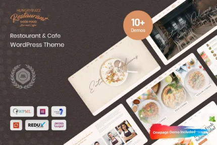 Hungrybuzz - Restaurant WordPress Theme