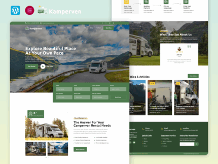 Kamperven – Campervan And RV Rental FSE WordPress Theme