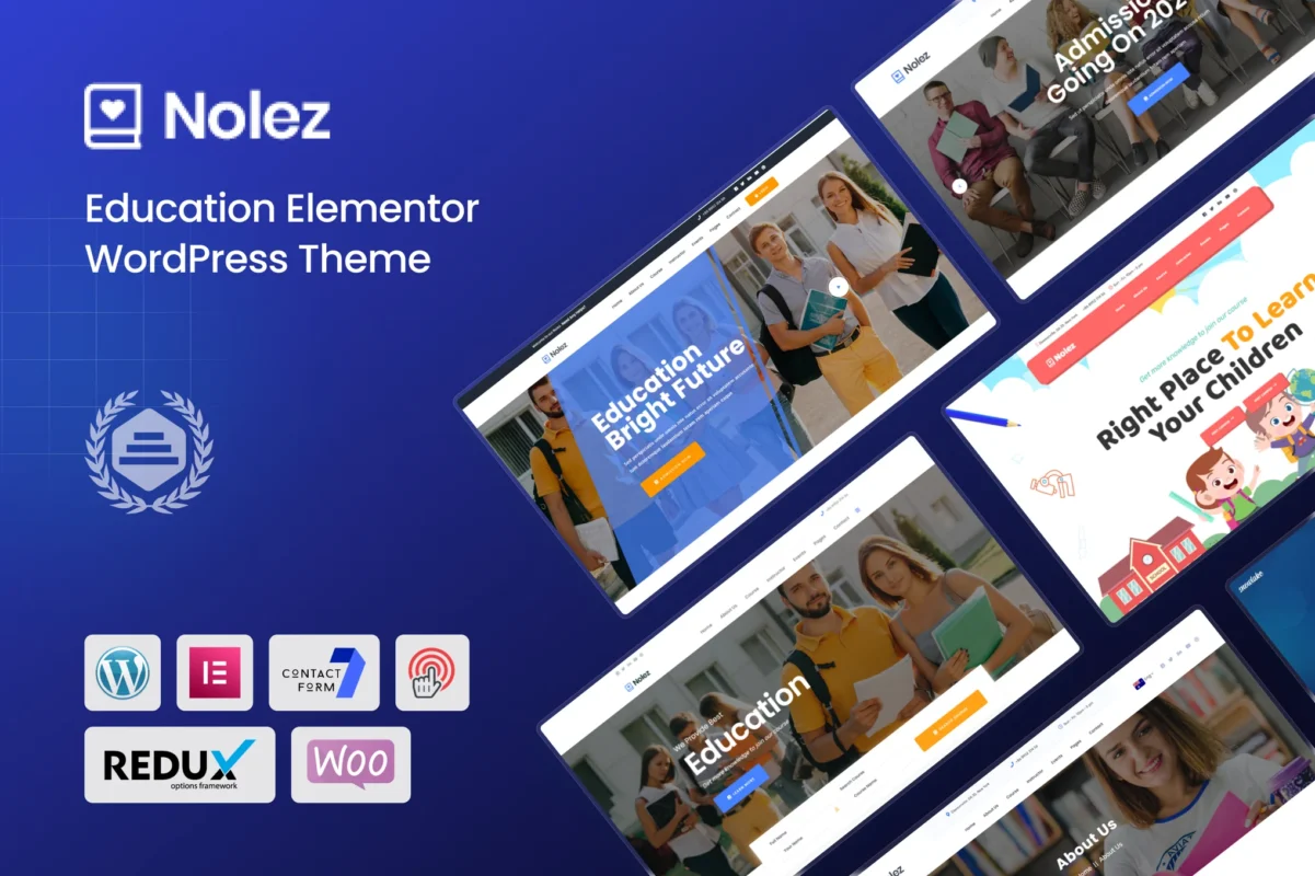 Nolez – Education Elementor WordPress Theme