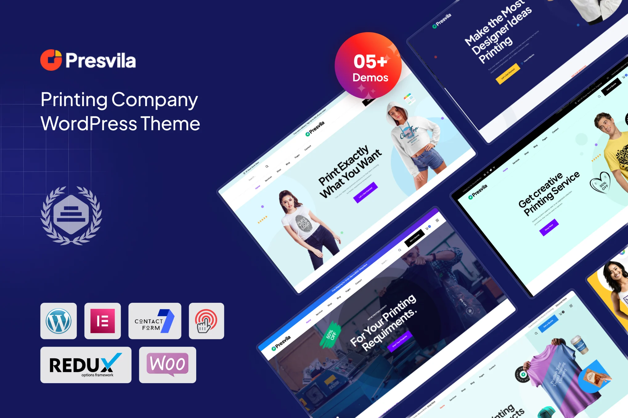 Presvila - Printing Company WordPress Theme